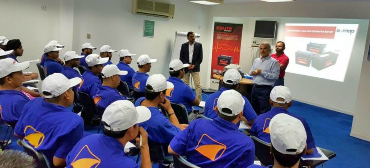 -MAP conducts car battery maintenance training for its personnel